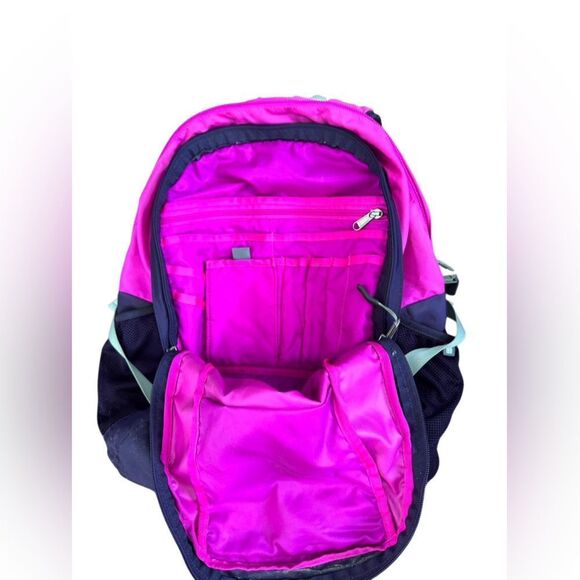 The North Face Pink& Purple Multi Pocket Backpack Bookbag main image 9